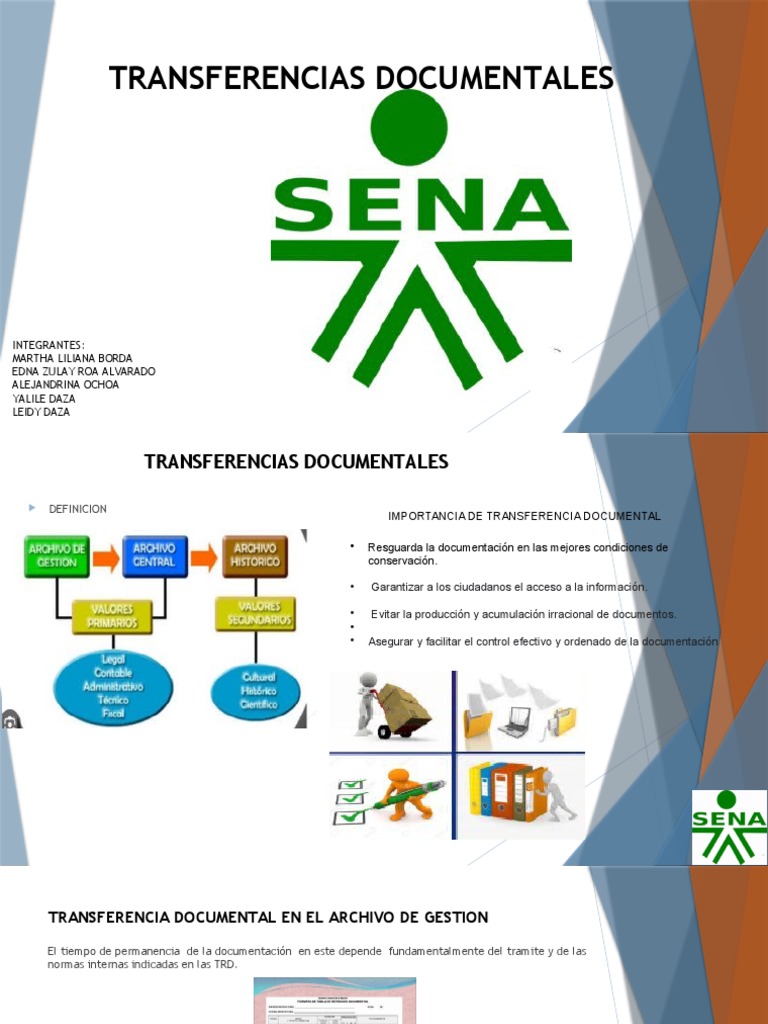 Transferencias Documentales Efectivas | PDF