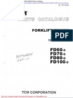 TCM Forklift Truck 02fd60 9 Fd70 9 Fd80 9 Fd100 9 Parts Catalogue