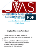 History of Veterinary Medicine
