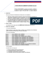 Bases para El Concurso de Ambientación de Aulas SV 2023