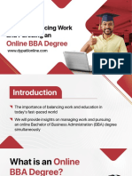 Tips For Balancing Work and Pursuing An Online BBA Degree
