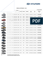 Listagem de Preços Hyundai Cambio 850