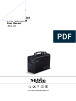 Mb-20X Mobile Fog Machine: User Manual