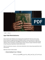 Agar Nabi Mendoakanmu - Majalah Islam Ar-Risalah