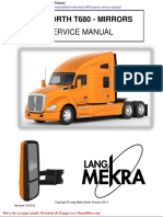 Kenworth Truck t680 Mirrors Service Manual