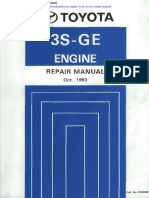 Toyota Engine 3s Fe Service Repair Manual