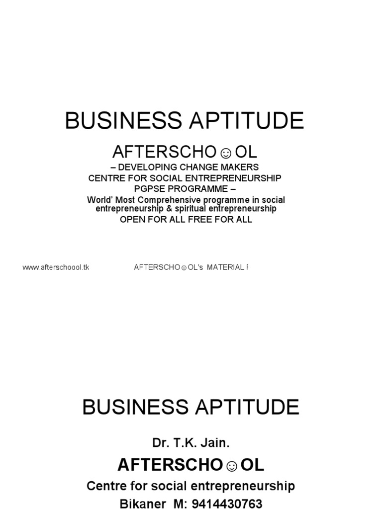 business-aptitude-6-sept-entrepreneurship-change