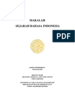 Makalah Sejarah BHS Indonesia Cisca