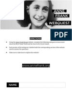 Anne Frank Webquest