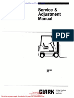 Clark SM 545 Service Manual