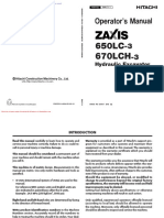 Hitachi Zaxis 650lc 670lch 3 Operators Manual