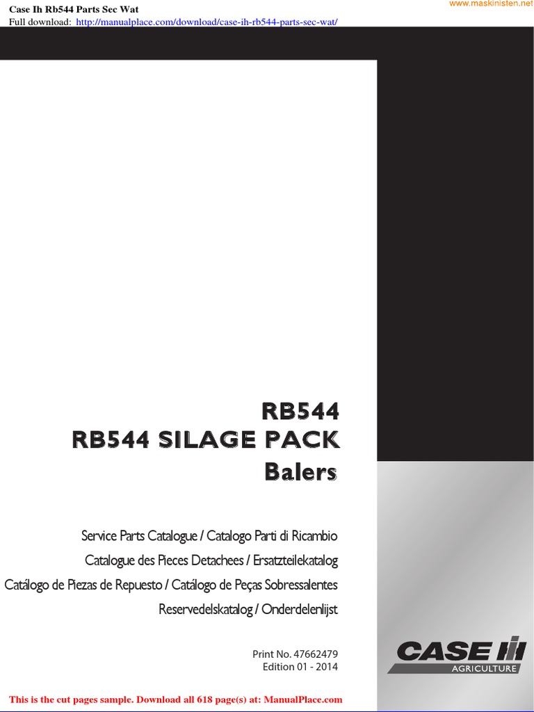 Case Ih Rb544 Parts Sec Wat | PDF | Automotive Technologies ...