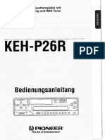 Manual Pioneer KEH P26R