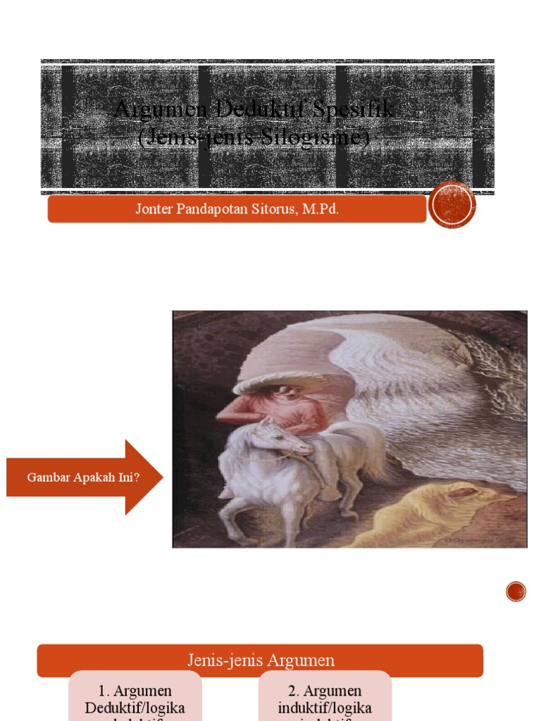 Jenis-Jenis Argumen Deduktif Spesifik (Jenis-Jenis Silogisme) - 2 | PDF
