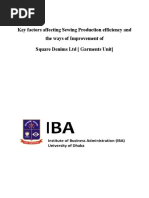 Essential IE Formulas for Garment Industry | PDF
