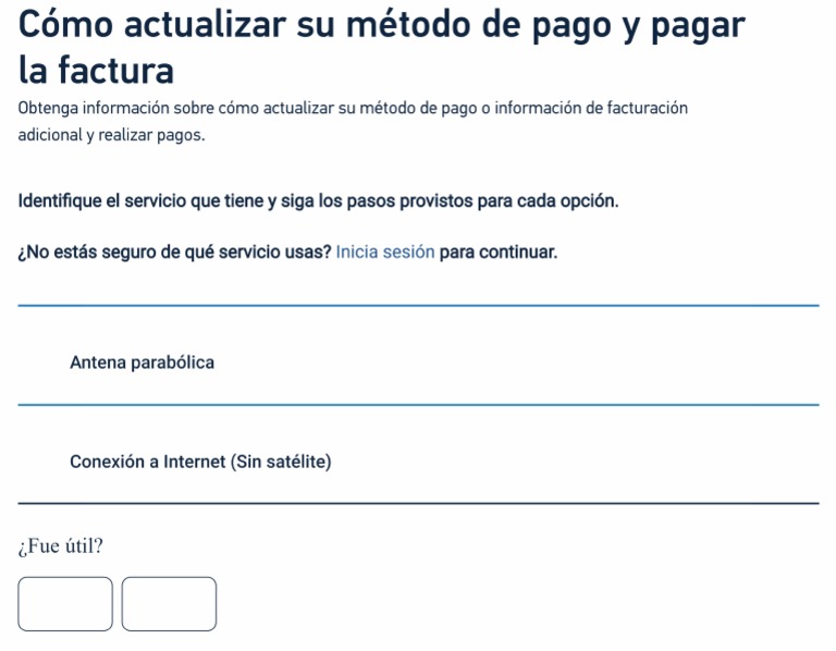 How To Update Your Payment Method and Pay Bill | PDF