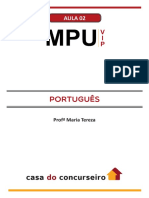 MPU - Portugues - Maria Tereza - Aula 02
