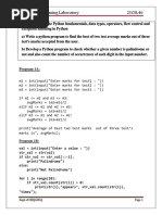 Python Manual