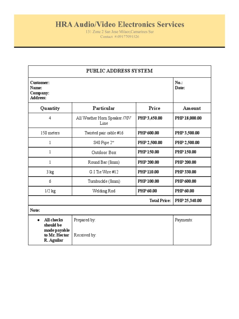 HRA Public Address System 2 PDF