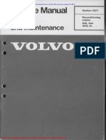Volvo D 20 d24 Service Manual 1983