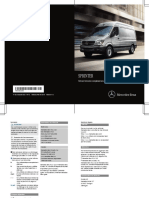 2015 Mercedes Benz Sprinter Fuse Allocation Supplement