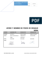 Pe-Gtcn-21 Aforo y Bombeo de Pozos de Desague Mina