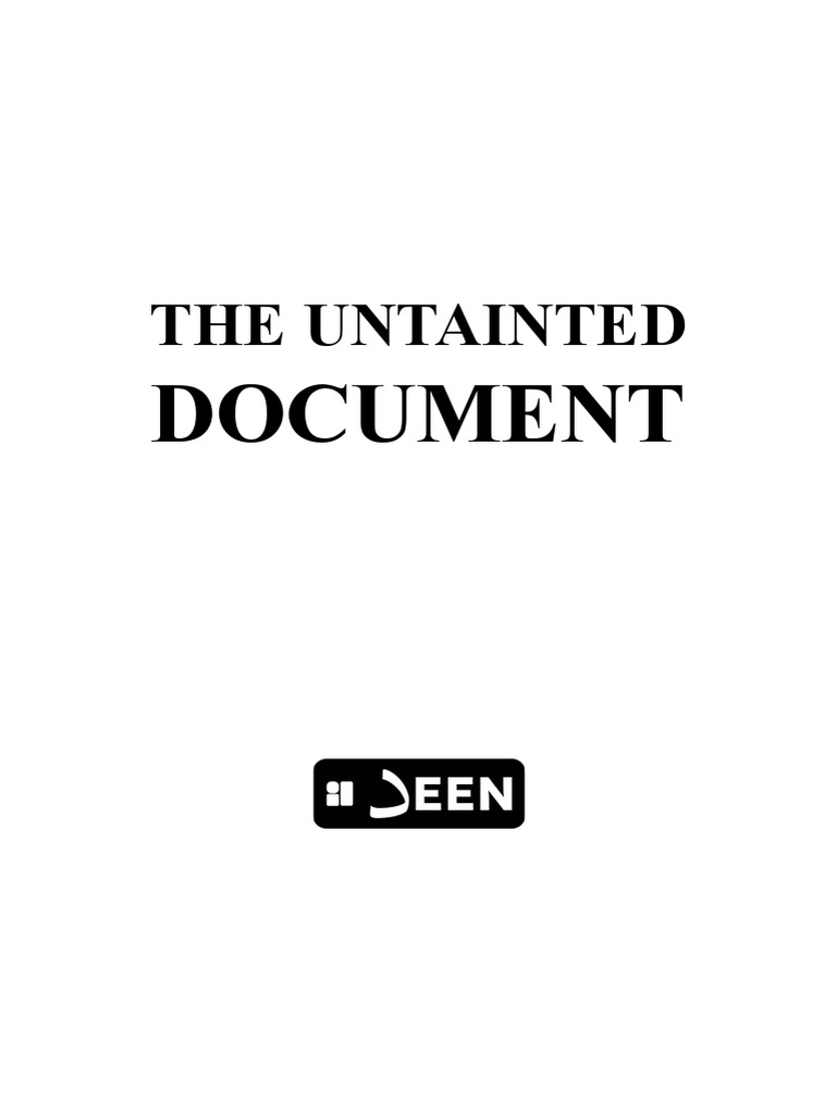 The untainted one pdf
