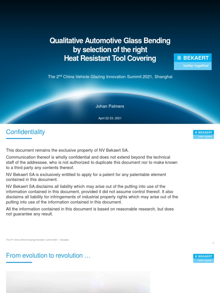 06 Qualitative Automotive Glass Bending by Selecting The Right Heat