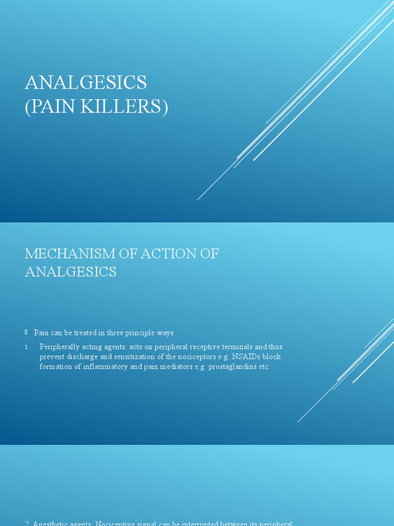 Analgesics pdf analgesic nonsteroidal anti inflammatory drug