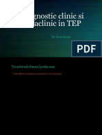 Diagnostic Clinic Si Paraclinic in TEP1