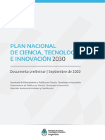Plan Nacional 2030-Preliminar 2020