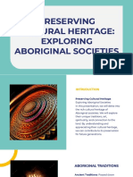 Preserving Cultural Heritage Exploring Aboriginal Societies