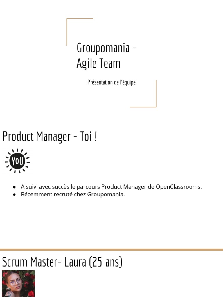 Équipe Agile de Groupomania : Présentation | PDF