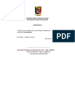 Contra Fé Procedimento Administrativo (Extrajudicial) #001.2021.053869 - Extrajudicial