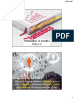 Descriptive & Inferential Statistics