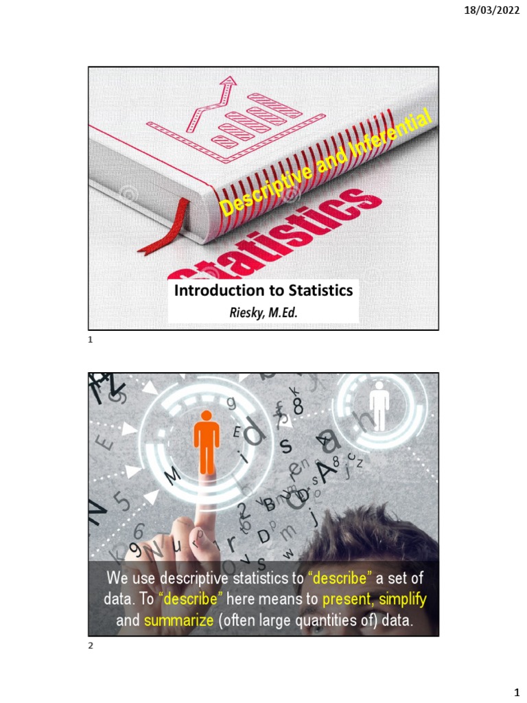 Descriptive & Inferential Statistics | PDF | Statistics | Standard ...