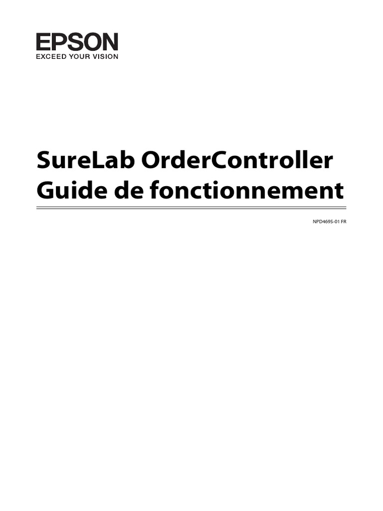 Guide d'utilisation SureLab OrderController | PDF | PC compatibles IBM ...