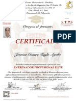 Certificado Elite 120 Horas Cum-Sep 2