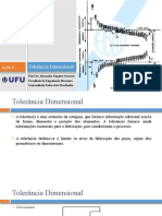 Aula 4 - Tolerância Dimensional