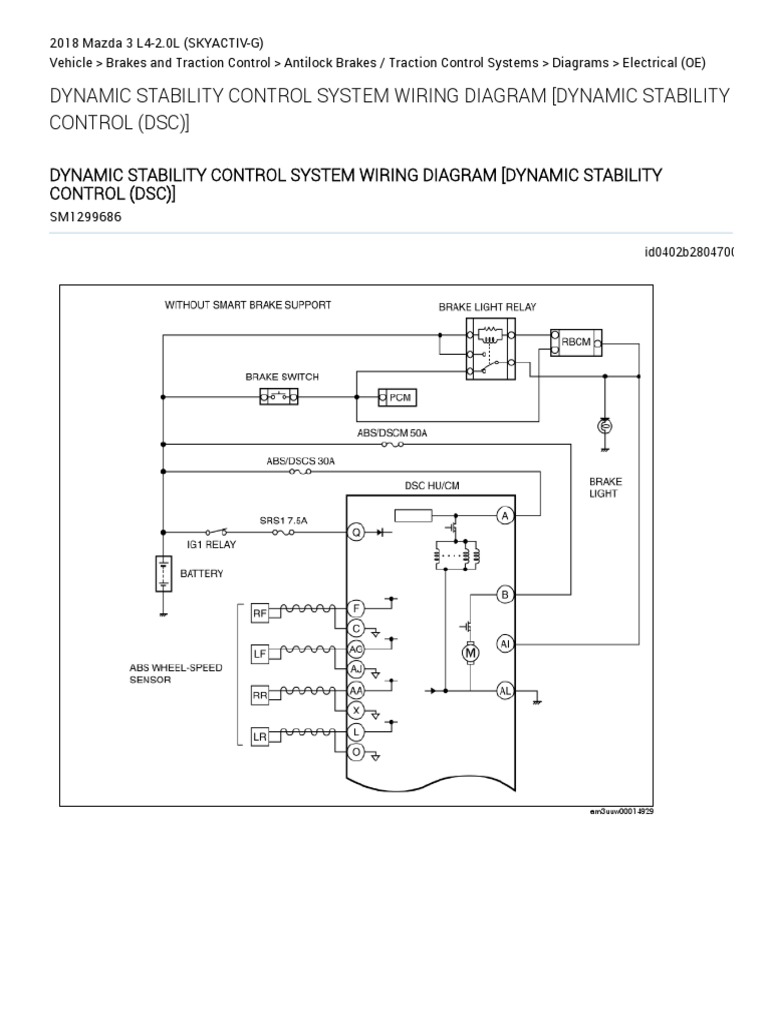 DYNAMIC STABILITY CONTROL SYSTEM WIRING DIAGRAM [DYNAMIC STABILITY CONTROL (DSC)] (Antilock