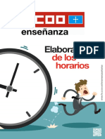 Elaboración de Los Horarios