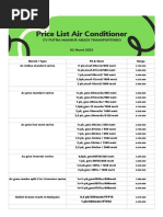 Pricelist AC