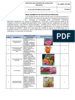 Actas Entrega Elementos Material Pedagogico Todo