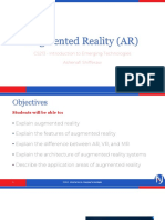 CS213 - 10 - Augemented Reality