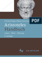 Aristoteles-Handbuch. Leben - Werk - Wirkung-Metzler, Springer (2021)