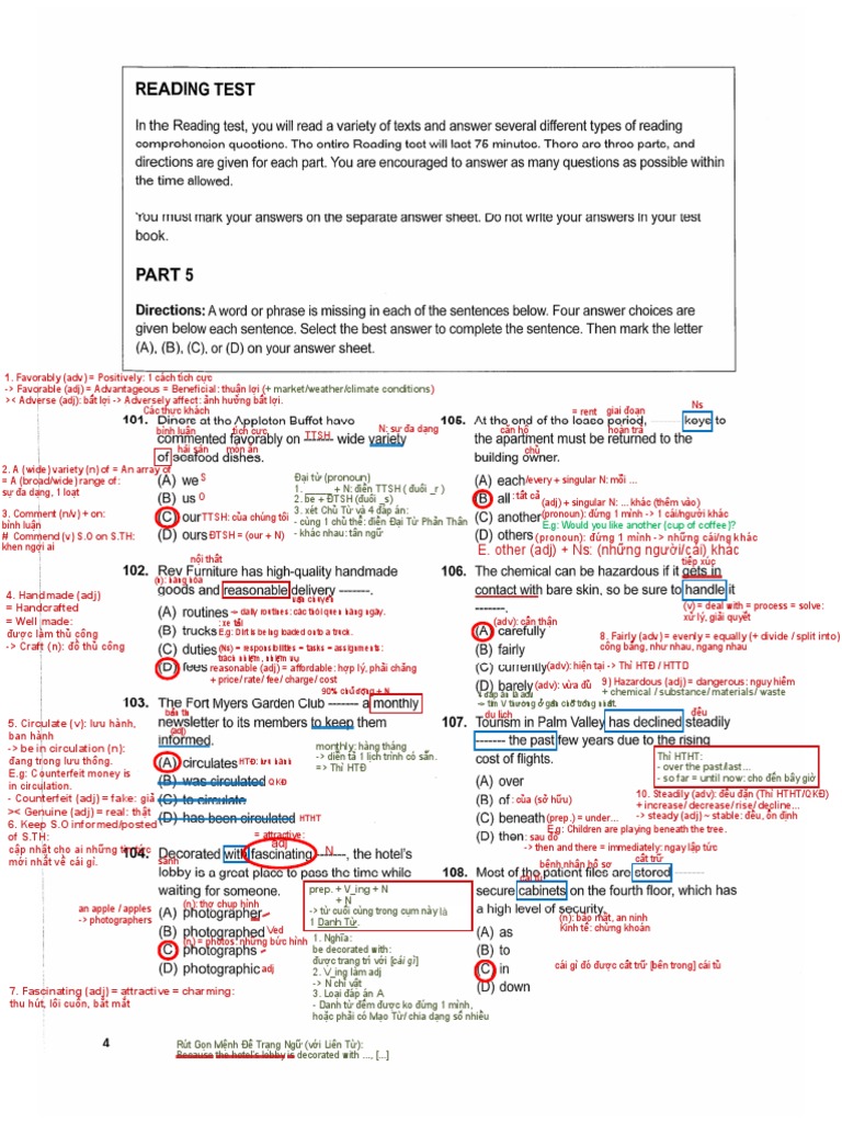 101 114 Test 1 Ybm | PDF