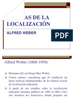 Teorías de Localización - Alfred Weber