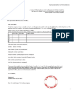 CHINA Multiple Entry - Sample Company Invitation Letter