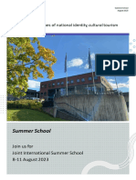 Flyer Summer School USN - International 2023