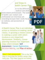 Planning Health Career RV